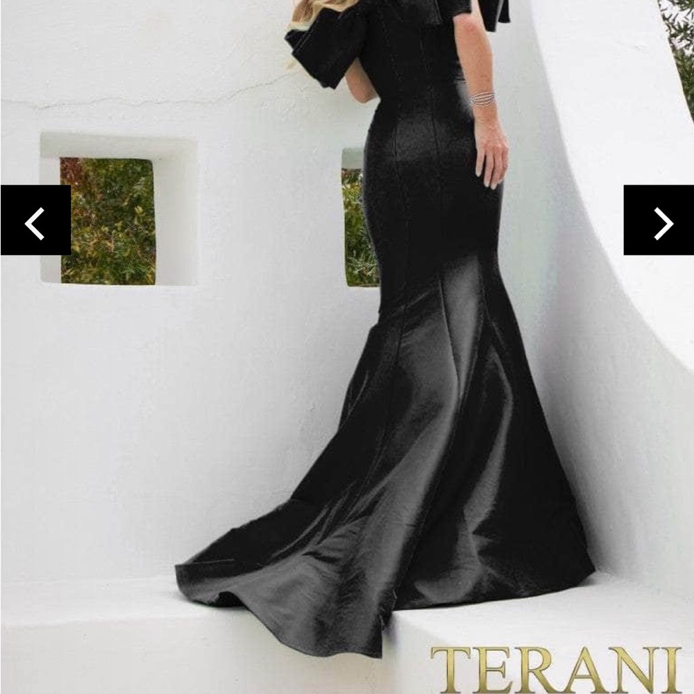 Terani Black Evening Gown